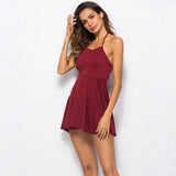 Solid Sleeveless Sport Dress