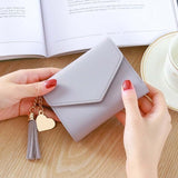 Long Wallet with Tassel Quality Leather