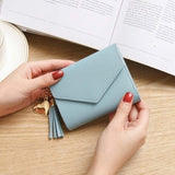 Long Wallet with Tassel Quality Leather