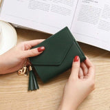 Long Wallet with Tassel Quality Leather