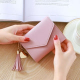 Long Wallet with Tassel Quality Leather